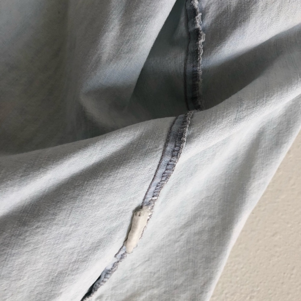 2 for $10/Democracy women’s 3/4 sleeve denim shirt - Picture 5 of 7